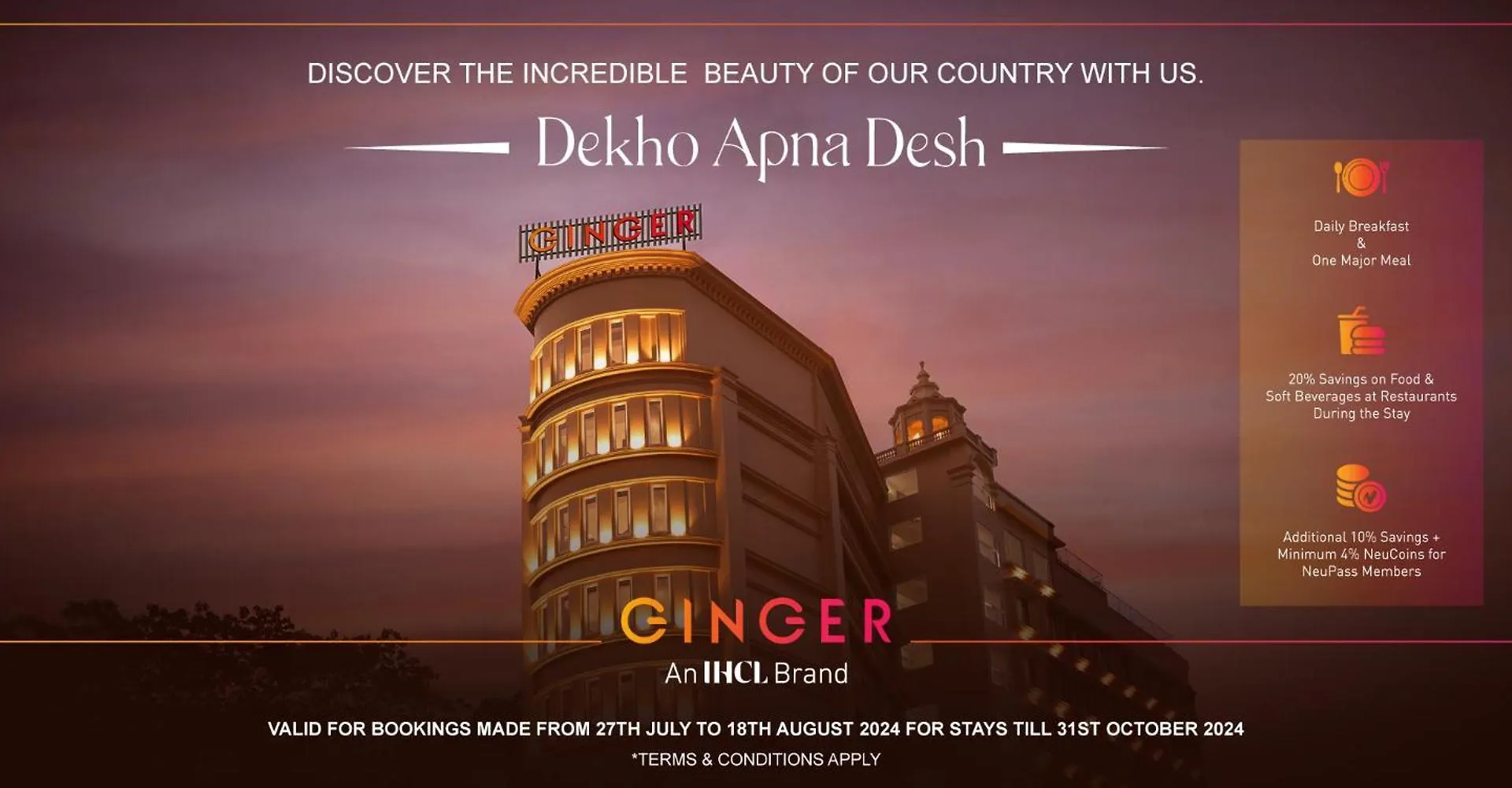 Hotel Ginger Chandigarh, Zirakpur